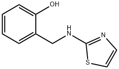 2-((噻唑-2-基氨基)甲基)苯酚 结构式
