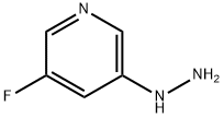 3-氟-5-肼基吡啶 结构式