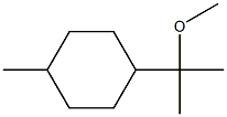 Cyclohexane, 1-(1-methoxy-1-methylethyl)-4-methyl- 结构式