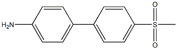 4-(4-methylsulfonylphenyl)aniline 结构式