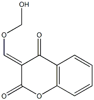 3-(hydroxy-methoxy-methylidene)chroman-2,4-dione 结构式