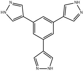 1,3,5-三(4-吡唑基)苯 结构式