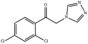 Ethanone, 1-(2,4-dichlorophenyl)-2-(4H-1,2,4-triazol-4-yl)- 结构式