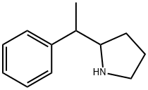 2-(1-苯基-乙基)-吡咯烷 结构式