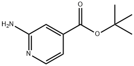 TERT-BUTYL 2-AMINOPYRIDINE-4-CARBOXYLATE 结构式