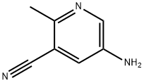 5-氨基-2-甲基烟腈 结构式