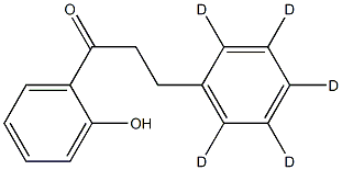 1-(2-hydroxyphenyl)-3-(2,3,4,5,6-pentadeuteriophenyl)propan-1-one 结构式