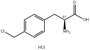 L-4-氯甲基苯丙氨酸盐酸盐 结构式