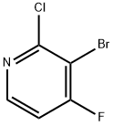 3-Bromo-2-chloro-4-fluoropyridine 结构式