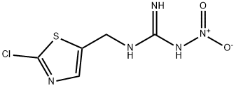 Guanidine, N-[(2-chloro-5-thiazolyl)methyl]-N'-nitro- 结构式