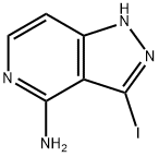 3-Iodo-1H-pyrazolo[4,3-c]pyridin-4-amine 结构式