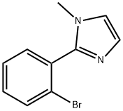 2-(2-溴苯基)-1-甲基-1H-咪唑 结构式