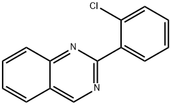2-(2-chlorophenyl)quinazoline 结构式