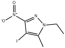 1-乙基-4-碘-5-甲基-3-硝基-1H-吡唑 结构式