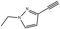 1-乙基-3-乙炔基1H吡唑 结构式