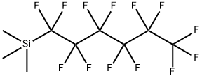 三甲基(十三氟己基)硅烷 结构式
