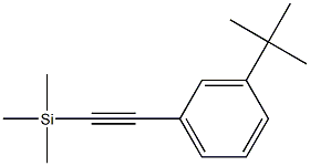 Silane, [[3-(1,1-dimethylethyl)phenyl]ethynyl]trimethyl- 结构式