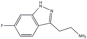 2-(6-Fluoro-1H-indazol-3-yl)ethanamine 结构式