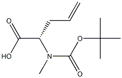 N-Boc-N-甲基-(S)-2-烯丙基甘氨酸 结构式