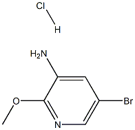 5-溴-2-甲氧基-3-吡啶胺盐酸盐 结构式