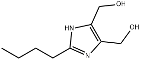 2-正丁基-4,5-二羟甲基咪唑 结构式