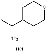 1-(四氢-2H-吡喃-4-基)乙胺盐酸盐 结构式