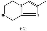 2-甲基-5,6,7,8-四氢咪唑并[1,2-A]吡嗪二盐酸盐 结构式