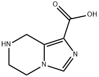 IMIDAZO[1,5-A]PYRAZINE-1-CARBOXYLIC ACID, 5,6,7,8-TETRAHYDRO- 结构式