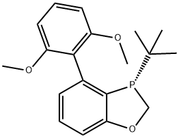 (S)-3-(叔丁基)-4-(2,6-二甲氧基苯基)-2,3-二氢苯并[D][1,3]氧,膦戊轭 结构式