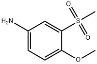 3-methanesulfonyl-4-methoxyaniline 结构式