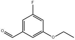 3-氟-5-乙氧基苯甲醛 结构式