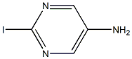 2-碘-5-氨基嘧啶 结构式