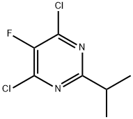 4,6-dichloro-5-fluoro-2-isopropylpyrimidine 结构式