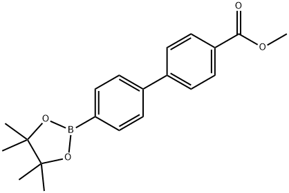 METHYL 4-[4-(TETRAMETHYL-1,3,2-DIOXABOROLAN-2-YL)PHENYL]BENZ 1G 结构式