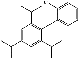 2'-溴-2,4,6-三异丙基-1,1'-联苯 结构式