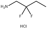 2,2-二氟丁胺盐酸盐 结构式