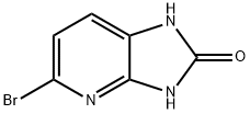 5-Bromo-1,3-dihydro-imidazo[4,5-b]pyridin-2-one 结构式
