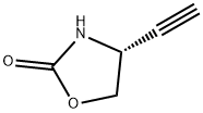 (R)-4-ETHYNYLOXAZOLIDIN-2-ONE 结构式