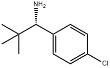 (1S)-1-(4-CHLOROPHENYL)-2,2-DIMETHYLPROPYLAMINE 结构式