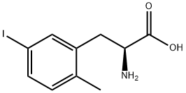 5-Iodo-2-methyl-L-phenylalanine 结构式