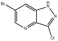 6-BROMO-3-CHLORO-1H-PYRAZOLO[4,3-B]PYRIDINE 结构式