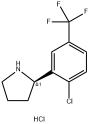 (R)-2-(2-Chloro-5-(trifluoromethyl)phenyl)pyrrolidinehydrochloride