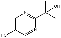 2-(2-羟基丙烷-2-基)嘧啶-5-酚 结构式