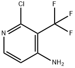 2-氯-3-(三氟甲基)吡啶-4-胺 结构式