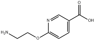 6-(2-氨基乙氧基)烟酸 结构式