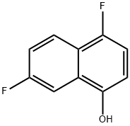 4,7-二氟萘-1-醇 结构式
