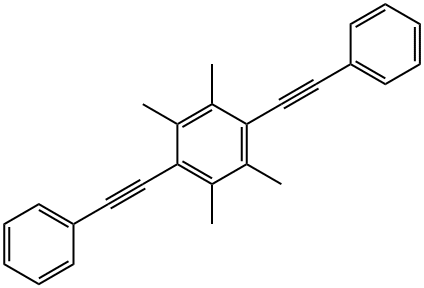 1,2,4,5-四甲基-3,6-双(2'-苯乙烯基)苯 结构式