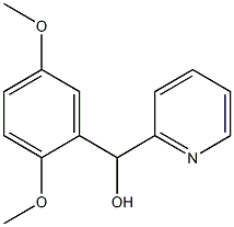 (2,5-dimethoxyphenyl)-pyridin-2-ylmethanol 结构式