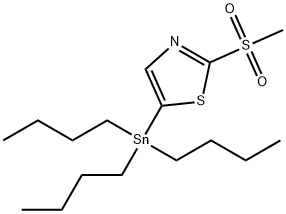 2-甲砜基噻唑-5-三丁锡 结构式