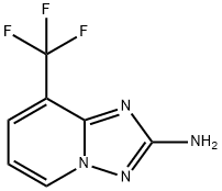 2-氨基-8-三氟甲基-[1,2,4]三唑并[1,5-A]吡啶 结构式